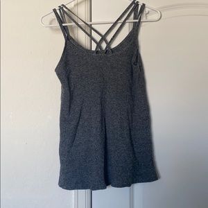 Grey Sweater-like Tank top